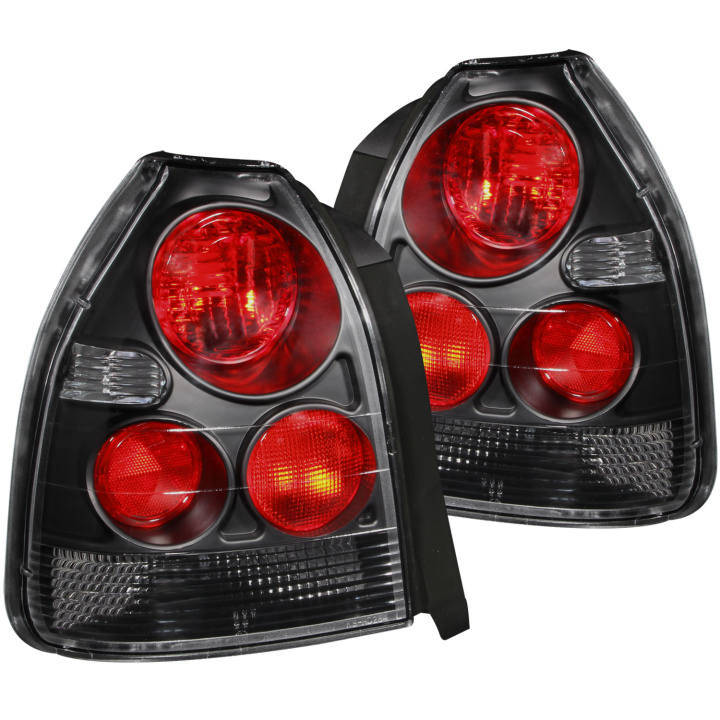 Honda Civic 3Dr 1996-2000 Tail Lights ANZO in the group Select car model / Honda / Civic EJ-EK-EM 96-00 / Styling at DDESIGN Scandinavia AB (anz221065)