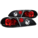 Toyota Corolla 1998-2002 Taillights Black ANZO