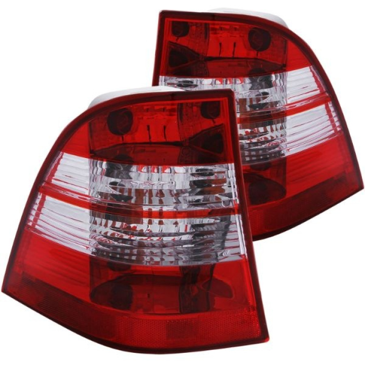 Mercedes Benz M Class W163 1998-2005 Taillights Chrome ANZO in the group Select car model / Mercedes Benz / M-Class 97-05 (W163) / Styling / Lights at DDESIGN Scandinavia AB (anz221134-3628)