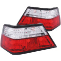 Mercedes Benz E Class W124 1986-1995 4DR Taillights Red/Clear ANZO