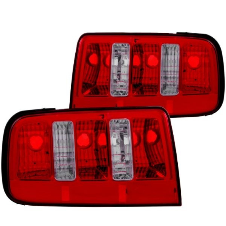 FORD Mustang 2005-2009 Taillights Red/Clear - 2010 Style ANZO in the group Select car model / Ford / Mustang 05-14 / Styling at DDESIGN Scandinavia AB (anz221166-3732)