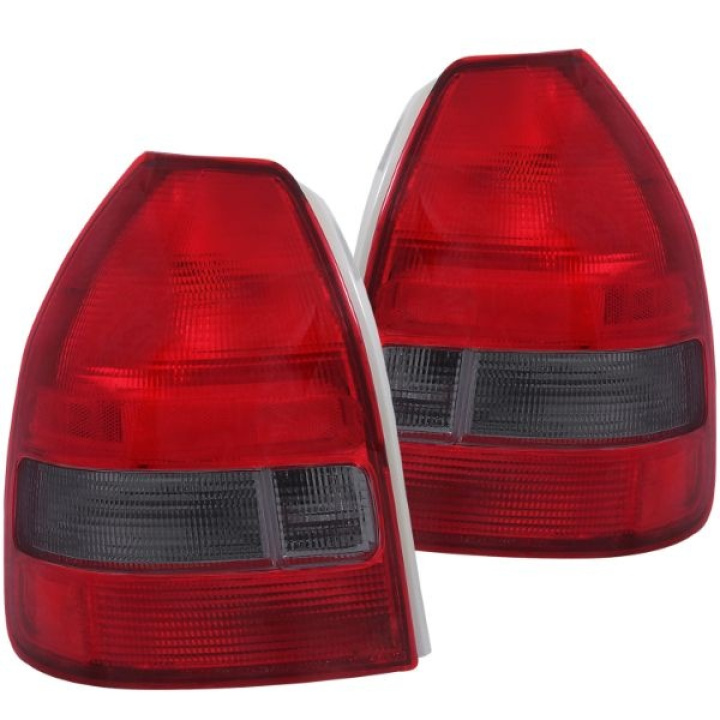 Honda Civic 1996-2000 3DR Taillights Red/Smoke ANZO in the group Select car model / Honda / Civic EJ-EK-EM 96-00 / Styling / Lights at DDESIGN Scandinavia AB (anz221193-3763)