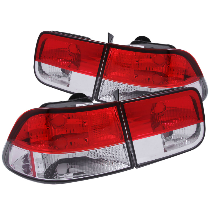 Honda Civic 2Dr 1996-2000 Tail Lights ANZO in the group Select car model / Honda / Civic EJ-EK-EM 96-00 / Styling at DDESIGN Scandinavia AB (anz221222)
