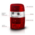Chevrolet Suburban / Tahoe / GMC Yukon Denali / Xl 2000-2006 Tail Lights ANZO