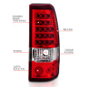 Chevrolet Silverado 1500 / 2500 / 2500HD / 3500 / 3500HD 2003-2007 LED Tail Lights ANZO