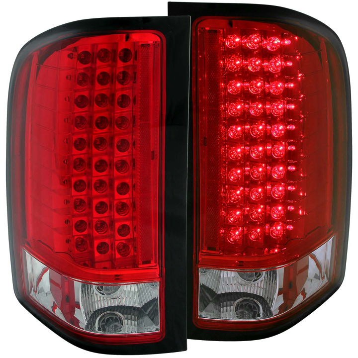 Chevrolet Silverado 1500 / 2500HD / 3500HD 2007-2014 LED Tail Lights ANZO in the group Select car model / Chevrolet / Silverado 07-13 / Styling at DDESIGN Scandinavia AB (anz311047)
