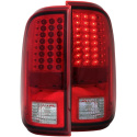 FORD F-450 2008-2016 Super Duty LED Taillights Red/Clear ANZO