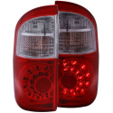 Toyota Tundra 2004-2006 DOUBLE CAB-NOT STEP SIDE MODELS LED Taillights Red/Clear ANZO