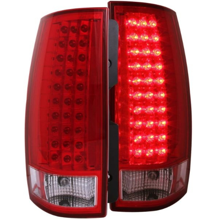 Chevrolet Suburban 2007-2014 LED Taillights Red/Clear ANZO in the group Select car model / Chevrolet / Suburban 2500 / Styling at DDESIGN Scandinavia AB (anz311082-2457)