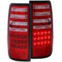 Toyota Land Cruiser FJ 1991-1997 82 Serie LED Taillights Red/Clear ANZO