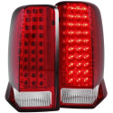 Cadillac Escalade ESV 2003-2006 LED Taillights Red/Clear ANZO