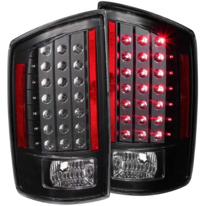 Dodge RAM 3500 2007-2009 LED Taillights Black ANZO in the group Select car model / Dodge / Ram 01-08 / Styling at DDESIGN Scandinavia AB (anz311123-2178)
