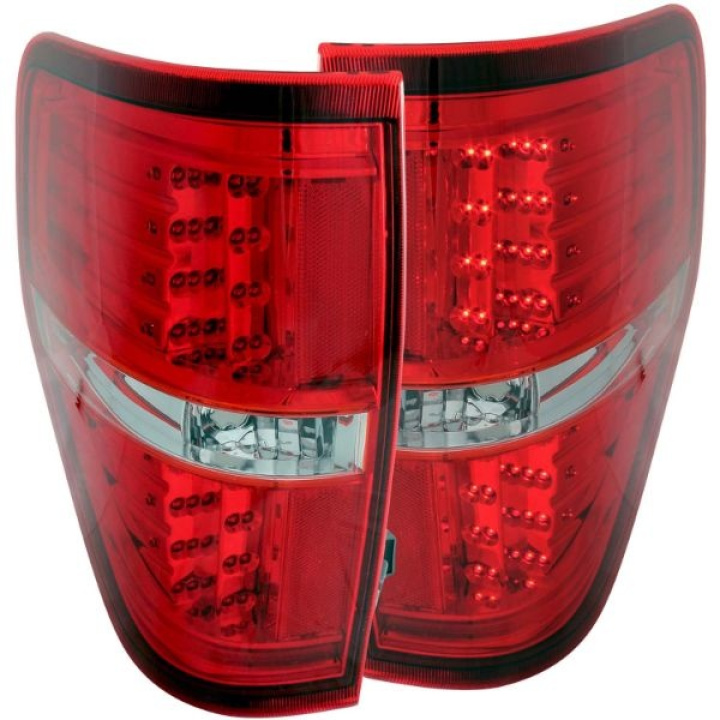 FORD F-150 2009-2014 LED Taillights Red/Clear ANZO in the group Select car model / Ford / F-150 09-14 / Styling at DDESIGN Scandinavia AB (anz311139-2476)
