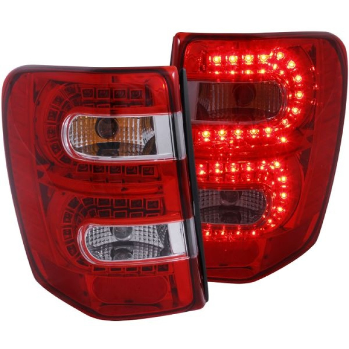 JEEP Grand Cherokee 1999-2004 LED Taillights Red/Clear ANZO in the group Select car model / Jeep / Grand Cherokee WJ-WG 1999-2004 / Styling at DDESIGN Scandinavia AB (anz311150-2478)