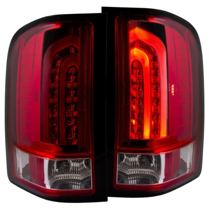 Chevrolet Silverado 2500HD 2007-2014 LED Taillights Red/Clear G2 ANZO in the group Select car model / Chevrolet / Silverado 07-13 / Styling at DDESIGN Scandinavia AB (anz311225-2534)
