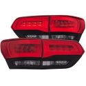 JEEP Grand Cherokee 2014-2017 LED Taillights Red/Smoke ANZO