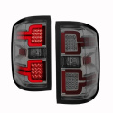 Chevrolet Silverado 2014-2018 1500 LED Taillights Smoke w/ Sequential ANZO