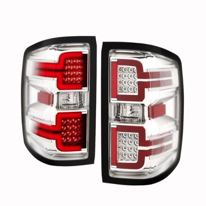 Chevrolet Silverado 2014-2018 1500 LED Taillights Chrome w/ Sequential ANZO in the group Select car model / Chevrolet / Silverado 14+ / Styling / Lights at DDESIGN Scandinavia AB (anz311291-2351)