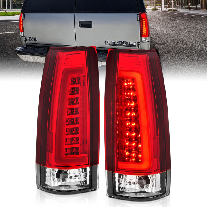 GM C/K 1500–3500, Suburban, Tahoe, Yukon 1988–2000 LED Tail Lights ANZO in the group Select car model at DDESIGN Scandinavia AB (anz311346)
