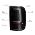 Ford Ranger 1993-1997 LED Tail Lights ANZO