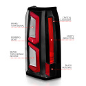 Chevrolet Suburban / Tahoe 2015-2020 LED Tail Lights ANZO