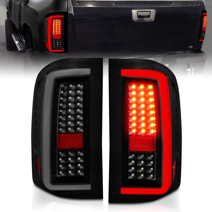 Chevrolet Silverado 1500 / 2500HD / 3500HD 2007-2014 LED Tail Lights ANZO in the group Select car model at DDESIGN Scandinavia AB (anz311381)