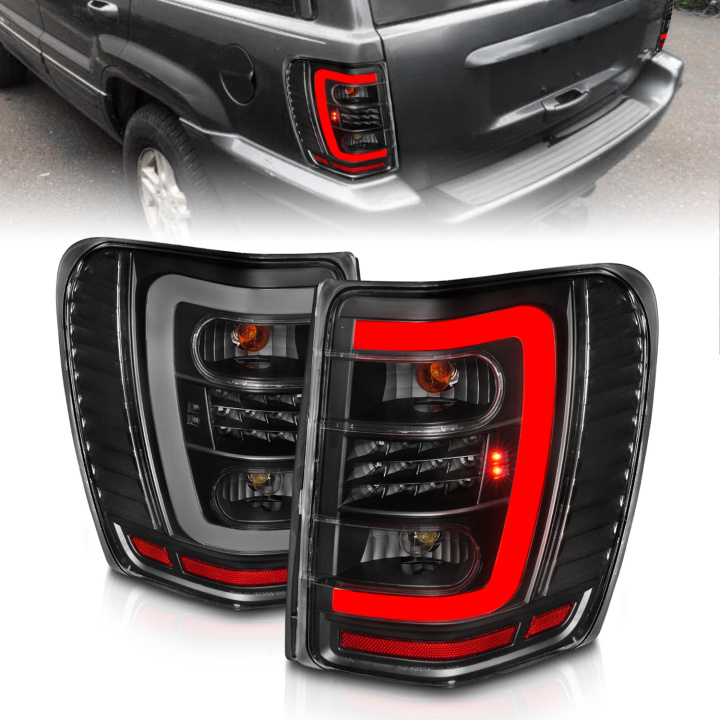 Jeep Grand Cherokee 1999-2004 LED Tail Lights ANZO in the group Select car model at DDESIGN Scandinavia AB (anz311394)