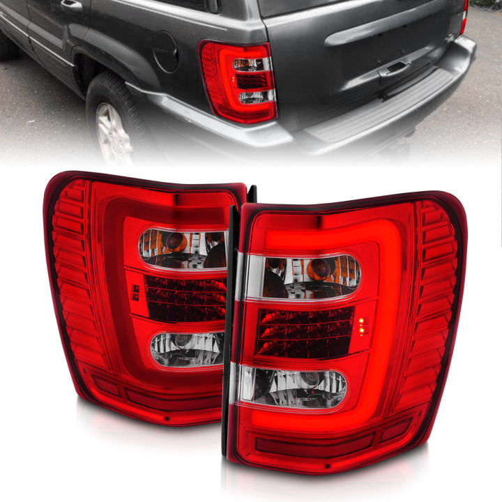Jeep Grand Cherokee 1999-2004 LED Tail Lights ANZO in the group Select car model at DDESIGN Scandinavia AB (anz311396)