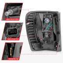 Jeep Grand Cherokee 1999-2004 LED Tail Lights ANZO