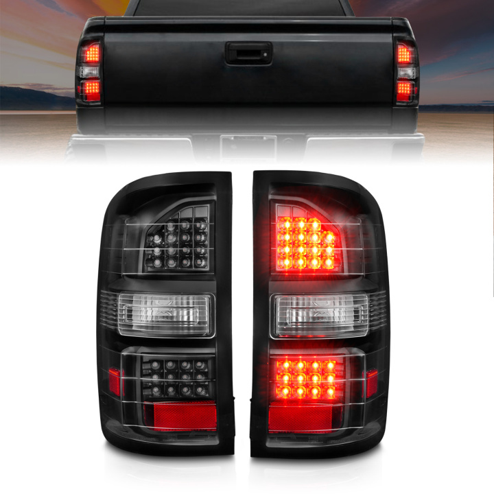 GMC Sierra 1500 / 2500HD / 3500HD 2014-2019 LED Tail Lights ANZO in the group Select car model at DDESIGN Scandinavia AB (anz311397)