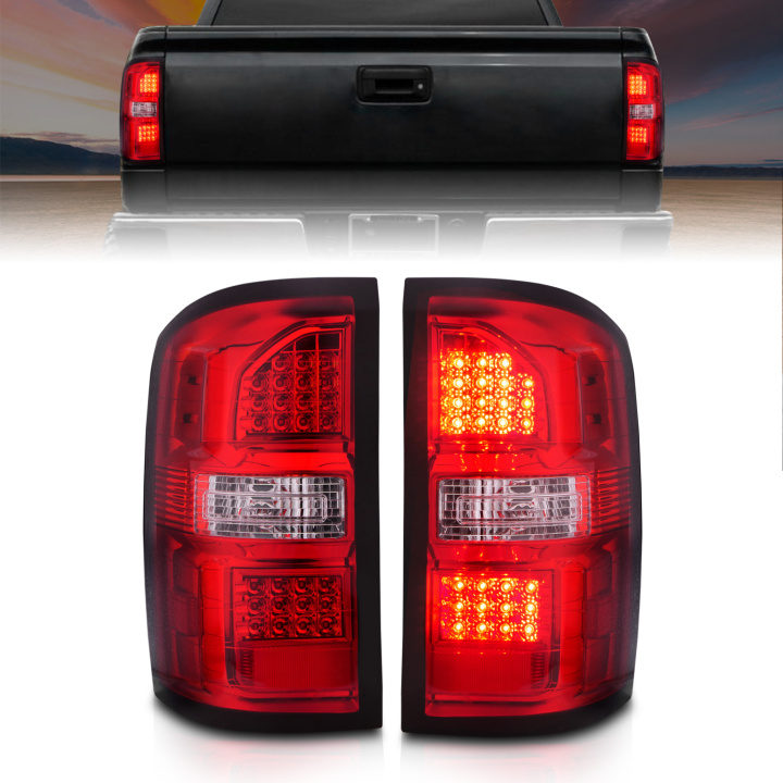 GMC Sierra 1500 / 2500HD / 3500HD 2014-2018 LED Tail Lights ANZO in the group Select car model at DDESIGN Scandinavia AB (anz311399)