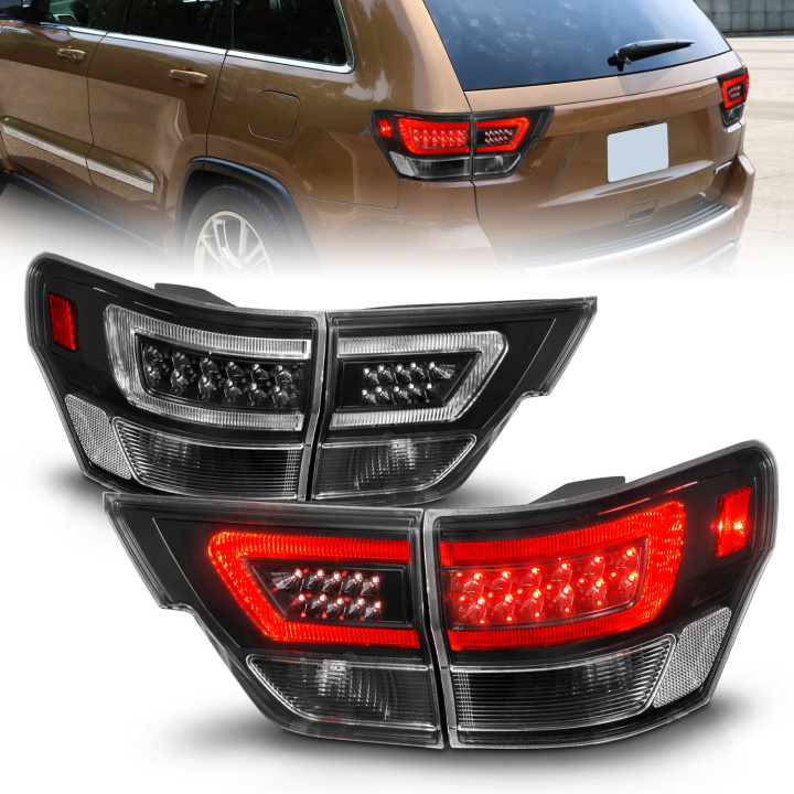Jeep Grand Cherokee 2011-2013 LED Tail Lights ANZO in the group Select car model at DDESIGN Scandinavia AB (anz311439)