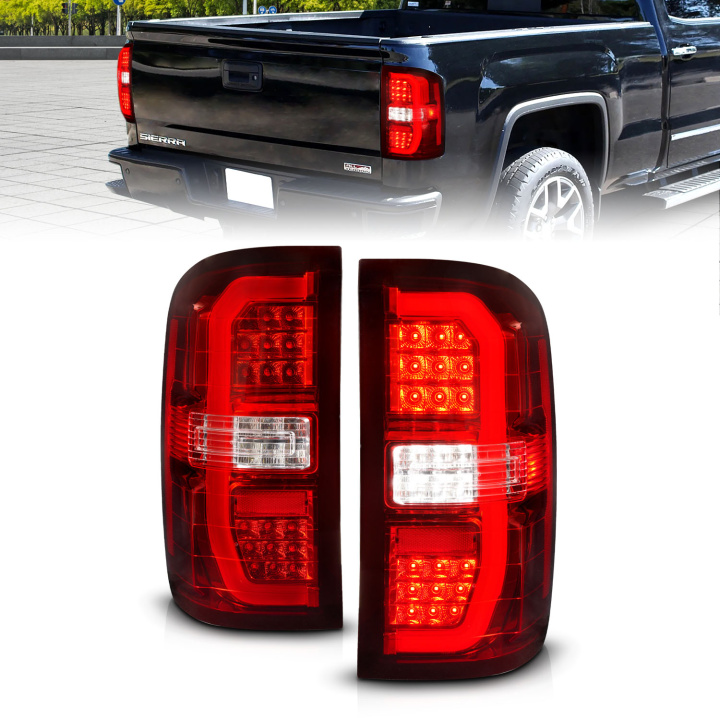 GMC Sierra 1500 / 2500HD / 3500HD 2014-2019 LED Tail Lights ANZO in the group Select car model at DDESIGN Scandinavia AB (anz311466)