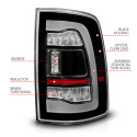 Dodge Ram 1500 / 2500 / 3500 2009-2023 LED Tail Lights ANZO