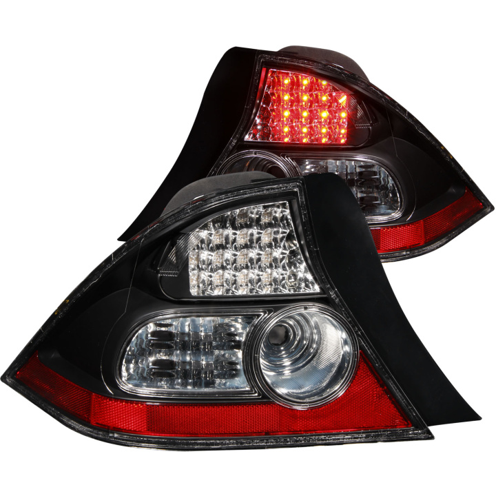 Honda Civic 2Dr 2004-2005 LED Tail Lights ANZO in the group Select car model / Honda / Civic EM-EP-ES-EU 01-05 / Styling at DDESIGN Scandinavia AB (anz321035)