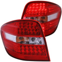 Mercedes Benz M Class W164 2006-2007 LED Taillights Red/Clear ANZO