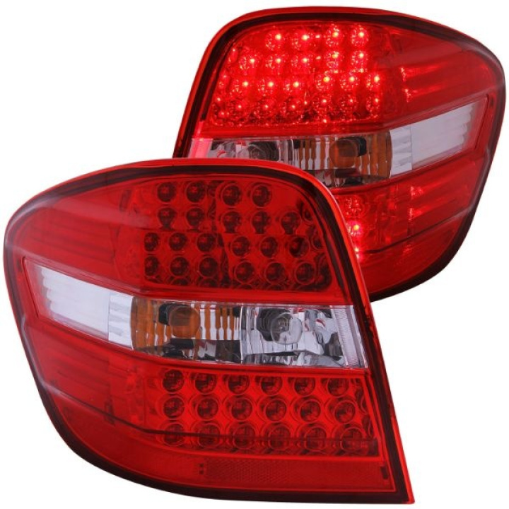 Mercedes Benz M Class W164 2006-2007 LED Taillights Red/Clear ANZO in the group Select car model at DDESIGN Scandinavia AB (anz321053-2490)