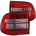 Porsche Cayenne 2003-2006 LED Taillights Red/Clear ANZO