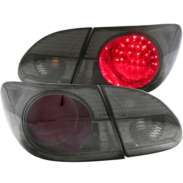 Toyota Corolla 2003-2008 LED Tail Lights ANZO in the group Select car model / Toyota / Corolla / Styling at DDESIGN Scandinavia AB (anz321270)