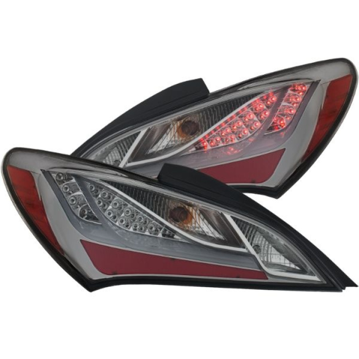 Hyundai Genesis 2010-2013 2DR LED Taillights Smoke ANZO in the group Select car model / Hyundai / Genesis Coupe 08-16 / Styling / Lights at DDESIGN Scandinavia AB (anz321332-2682)