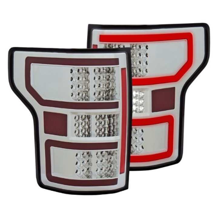 FORD F-150 2018-2019 LED Taillights Chrome ANZO in the group Select car model / Ford / F-150 15+ / Styling at DDESIGN Scandinavia AB (anz321340-2324)