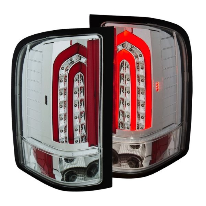 Chevrolet Silverado 2007-2013 1500 LED Taillights Chrome ANZO in the group Select car model / Chevrolet / Silverado 07-13 / Styling at DDESIGN Scandinavia AB (anz321341-2325)