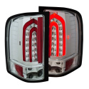 Chevrolet Silverado 2007-2013 3500 LED Taillights Chrome ANZO