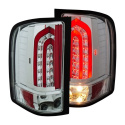 Chevrolet Silverado 2007-2013 3500 LED Taillights Chrome ANZO