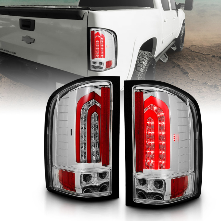 Chevrolet Silverado 1500 / 2500HD / 3500HD 2007-2014 LED Tail Lights ANZO in the group Select car model at DDESIGN Scandinavia AB (anz321341)