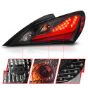 Hyundai Genesis 2Dr 2010-2016 LED Tail Lights ANZO