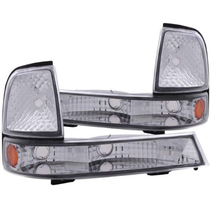 FORD Ranger 1998-2000 Euro Parking Lights Chrome w/ Amber Reflector ANZO in the group Select car model / Ford / Ranger at DDESIGN Scandinavia AB (anz511003-1584)