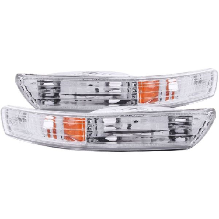 Acura Integra 1998-2001 Euro Parking Lights Chrome w/ Amber Reflector ANZO in the group Select car model / Honda / Integra 93-01 / Styling at DDESIGN Scandinavia AB (anz511021-1589)