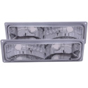 Chevrolet C3500 1988-2000 Euro Parking Lights Chrome ANZO
