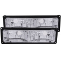 Chevrolet Suburban 1992-1999 Euro Parking Lights Black ANZO